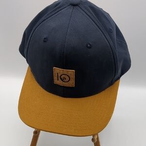 tentree Two-Tone Blue and Tan Hat